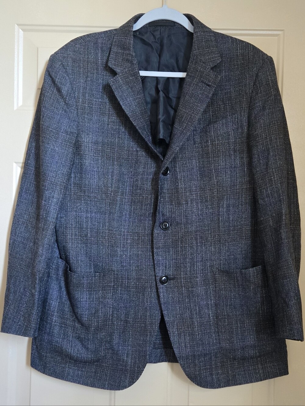 Ermenegildo Zegna MILANO EASY wool Silk Cashmere Blend 3-button Blazer 52R